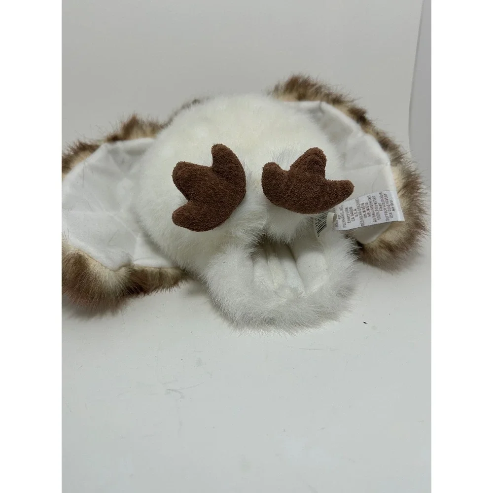 Folkmanis Barn Owl Hand Puppet Brown White Realistic Faux Fur Bird Plush 2011 - Picture 7 of 9